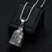 New Punk Motorcycle Stainless Steel Travel Guardian Saint Christopher Lucky Riding Bell_ipsvogv.com