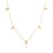 Real Gold Electroplated Micro Inlaid Zircon Pendant Necklace Jewelry Set_ipsvogv.com