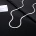 Niche Design Blade Snake Bone Chain Titanium Steel Necklace Women's European And American High-end Versatile Collarbone Chain Hip-hop Accessories_ipsvogv.com