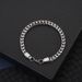 Stainless Steel Fashion Hip-Hop Double Row Front And Back Chain Men's Personality Punk Braided Bracelet Jewelry_ipsvogv.com