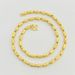 Jin Yicheng Gold Plated Jewelry Hollow Olive Bean Beads Men's And Women's Necklace Fashion Accessories_ipsvogv.com