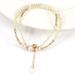 3cm Olive Crystal Cube Zircon Freshwater Pearl Shell Necklace Female Ins Simple_ipsvogv.com