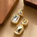 Fashionable Sparkling Glass Crystal Pendant For Female Niche, Simple, Exquisite, And High-end Silver Needle Earrings_ipsvogv.com