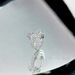 Cross earrings for men with diamond inlaid zircon hip-hop earrings for women with light high-end ear accessories_ipsvogv.com