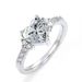 Cao Shi's New Love For Women's Fashionable Wedding, Noble And Elegant Heart-shaped Ring, Bride's Proposal Ring_ipsvogv.com