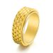 Men's Jewelry Retro Dragon Scale Rotatable Titanium Steel Ring Fashionable Men's Trendy Atmospheric Ring Accessories_ipsvogv.com