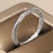 Cao Shi Simple Classic Fashion Engagement Ring Micro Inlaid Zircon Women's Jewelry_ipsvogv.com