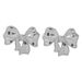 E12763 temperament high-end earrings Instagram blogger's same sweet bow ring collarbone chain_ipsvogv.com