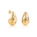 Fashion Niche Circle Water Drop French Advanced Design Simple 18 Metal Earrings Ladies Earrings_ipsvogv.com