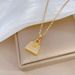 】 Zircon 【 Bag Light Luxury Charm Gorgeous Full Diamond Necklace Women's Versatile Clavicle Titanium Steel Chain 【 】_ipsvogv.com