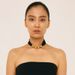 Round Bead Niche Personality Fashion Clavicle Chain Tie Bowknot Ribbon Beaded Necklace_ipsvogv.com
