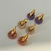 Fashionable Niche INS Retro Polished Color Round Detachable Earrings_ipsvogv.com