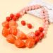 Trendy Jewelry Jelly Colorful Beaded Double Layer Sweater Chain 8290_ipsvogv.com