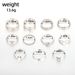 Hot Selling Jewelry, Hollowed Out Chain, Butterfly Heart Ring, Pearl Opening, Star 11 Piece Set For Women_ipsvogv.com