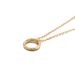Simple And Versatile Double Sided Diamond Ring 925 Silver Clavicle Necklace Female Pendant Can Be Opened_ipsvogv.com