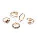 Jewelry: Sparkling Ring, Snake Shaped Leaf Slightly Inlaid With Patchwork Colored Diamond Ring_ipsvogv.com