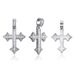 T Square Diamond With Thorn Retro Cross Hip Hop Pendant Necklace Men And Women Fashion Trend Jewelry_ipsvogv.com