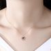 S Silver Dream Planet Necklace, Japanese Korean Personalized Clavicle Chain, Simple And Elegant Rose Gold Pendant,_ipsvogv.com