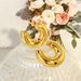 Women's Jewelry Titanium Steel Thick Version Small C Earrings Special Pattern Personality Design High End Popular Stainless Steel Exquisite Earrings_ipsvogv.com