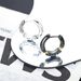 Korean Version Of Minimalist Men's High-end Circle Earrings, Women's Couple's Personality, Niche, Light Luxury Design,_ipsvogv.com