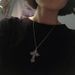 Cross Pendant Necklace, Rock Punk Goth Fashion Women's Necklace_ipsvogv.com