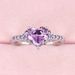 Cao Shi's New Love For Women's Fashionable Wedding, Noble And Elegant Heart-shaped Ring, Bride's Proposal Ring_ipsvogv.com