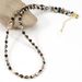Exclusive 4 Cm Faceted Agate Natural Stone Necklace Clavicle Chain Simple Niche Ins Stacking_ipsvogv.com
