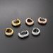Unisex hot selling micro inlaid diamond zircon ear clips for men and women hip hop earrings gold plated earrings_ipsvogv.com