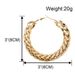 Women’s Jewelry Set Fashion Personalized Jewelry Women's Fashion Retro Geometric Round Metal Earrings_ipsvogv.com