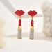 Women’s Jewelry Set Fashion Style Women's Earrings Personality Lip Oil Drop Design Diamond Earrings Niche High End Earrings For Women_ipsvogv.com
