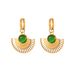 Women's Jewelry Turquoise Earrings Niche New Chinese Earrings Light Luxury High End Titanium Steel Earrings Retro Jewelry_ipsvogv.com