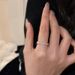 Red Glass Raspberry Light Luxury Rose Pink Zircon Wide Ins New Fashion High-end Sense Niche Versatile Ring_ipsvogv.com