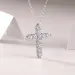 Moissanite Jewelry Cross Style Pendant Link S Sier Hip Hop Necklace for Woman Man_ipsvogv.com