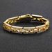 Unisex Hip Hop Bracelet H Shaped 10mm Wide Spring Buckle Design Cuban Chain Bracelet Personality Trendy Men's Accessories_ipsvogv.com