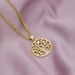 Tree of Life Necklace Female Temperament All-match Copper Set Zircon Vacuum Electroplated Stainless Steel Chain Necklace Accessories_ipsvogv.com