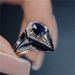 Mech Blue Zircon Exquisite, Fashionable, Versatile, Elegant, Personalized, High End, Unique Design, Men's Ring Jewelry_ipsvogv.com
