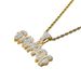 Unisex Hot Selling Necklace Men's Rap SAVAGE Hip Hop Pendant Micro Inlaid Zircon Necklace_ipsvogv.com