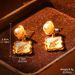 Fashion Retro All Match Colorful Earrings Medieval Oil Painting Series Advanced Niche Earrings Love Geometric Flower Earrings_ipsvogv.com