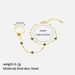 Women’s Jewelry Set Fashion New Product Niche Design Colorful Love Back Bracelet Girls Ring Bracelet Integrated Stainless Steel Gold Plated Bracelet_ipsvogv.com