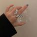 Korean Style Butterfly Women's Fashion Open Hip Hop Trend Index Finger Ring_ipsvogv.com