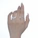 J1226 Korean Version Small And Minimalist S Sterling Silver Diamond Inlaid Fine For Women's Instagram Style Open Wrinkle_ipsvogv.com