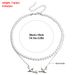 Valtine's Day Lobe Double Beaded Mixed And Matched Metal Chain Necklace Ins Pearl Double Flying Swallow Necklace Female_ipsvogv.com