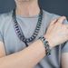 Miami Cuban Link Chain Multicolor Rainbow Heavy 316L Stainless Steel Colorful Curb Necklace Personalized Jewelry Hip Hop Choker Chain, 11~16mm Width_ipsvogv.com