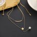 Meichen 2023 New Fashionable Double Layered Niche Design With Collar Chain, Tassel Pearl Pendant Net, Popular 100%_ipsvogv.com