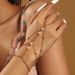 Trendy Pearl Multi Layer Finger Chain Female Ins Internet Celebrity Cute Metal Bracelet Jewelry_ipsvogv.com