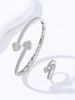 Women's Jewelry Heart Shaped Zircon Bracelet Punk Style Rap Hip Hop Bracelet Jewelry_ipsvogv.com