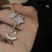 【 4280 People's Collection 】 Love, Cross Zircon Female Ins, Niche Design, Index Finger Ring, Light Luxury, Exquisite_ipsvogv.com