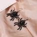 creative spider earrings nightclub exaggerated animal earrings female earrings Gothic style Halloween jewelry_ipsvogv.com