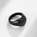 Stainless steel K gold plated love smooth ring ring genderless simple men and women proposal jewelry_ipsvogv.com
