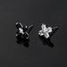 Needle Cross, Zircon Earrings, Male Ins, Ruffian, Handsome Earrings, Male Cold and Elegant Style, High Grade, Super Flash, Explosive Flash_ipsvogv.com